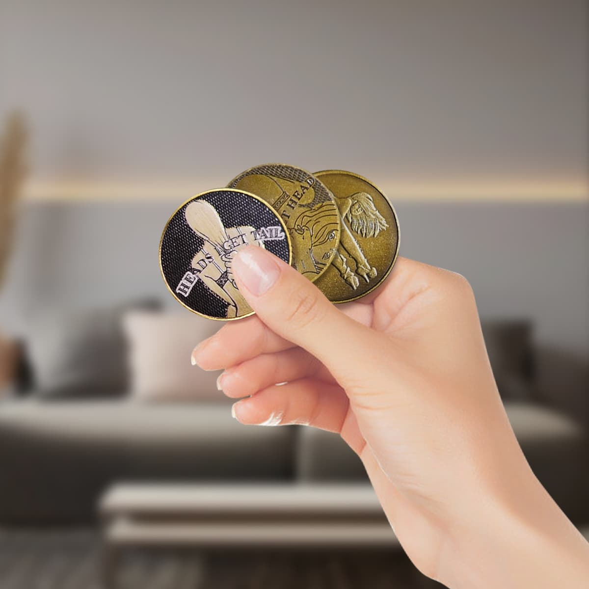 幸运头尾硬币